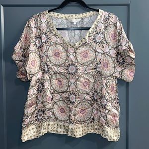 Silk Mandala Pattern Odd Molly Top